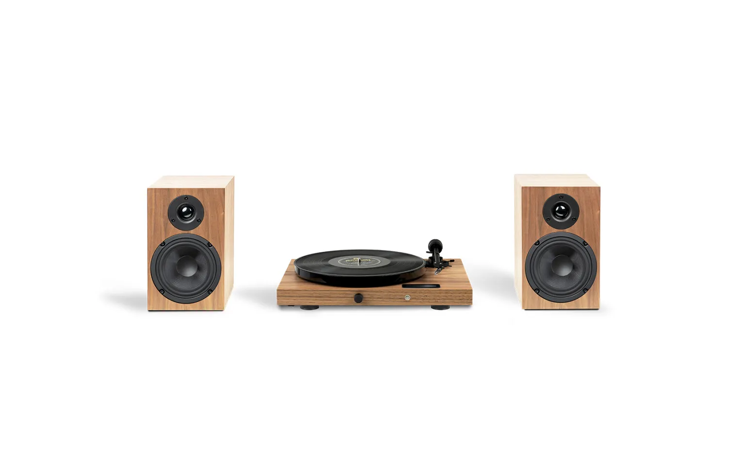 Pro-Ject Juke Box E1 HiFi Set Walnuss